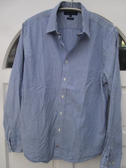 Keurig slankafkledend Tommy Hilfiger overhemd maat M, Kleding | Heren, Overhemden, Ophalen, Blauw, Tommy Hilfiger, Halswijdte 39/40 (M)