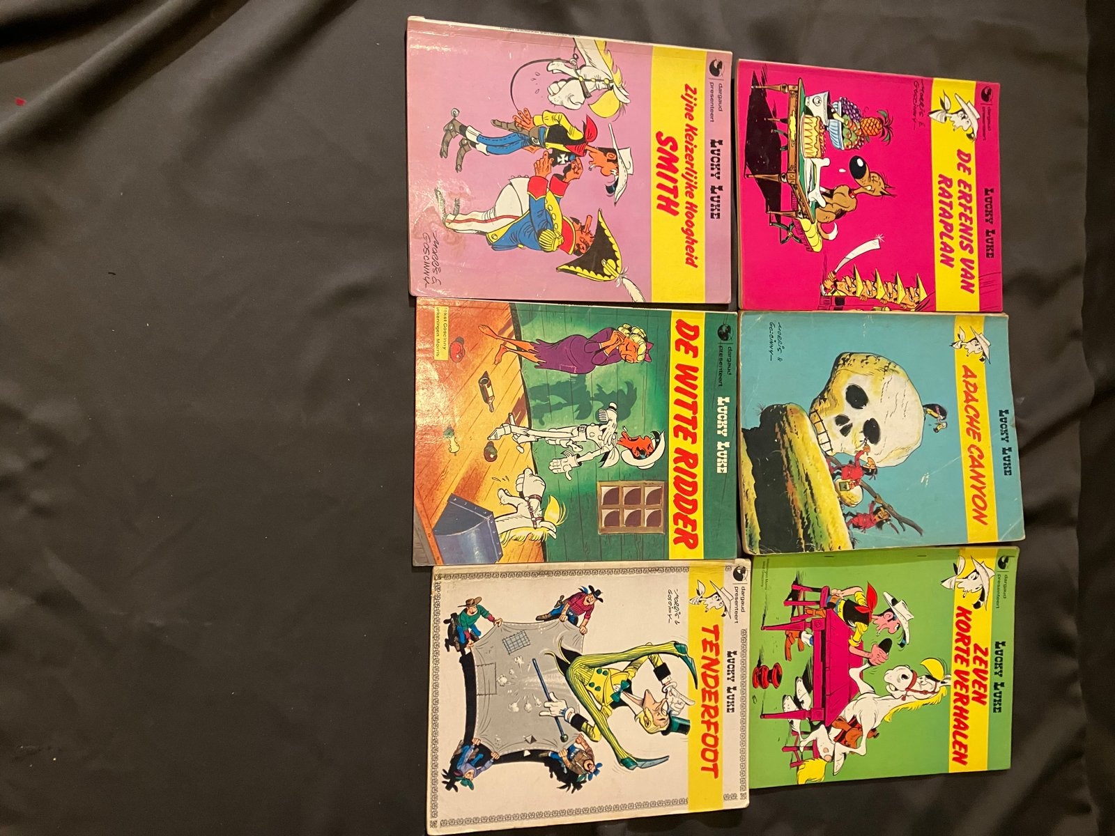 Lucky Luke stripboeken - Diverse titels, Boeken, Stripboeken, Gelezen, Meerdere stripboeken, Ophalen of Verzenden