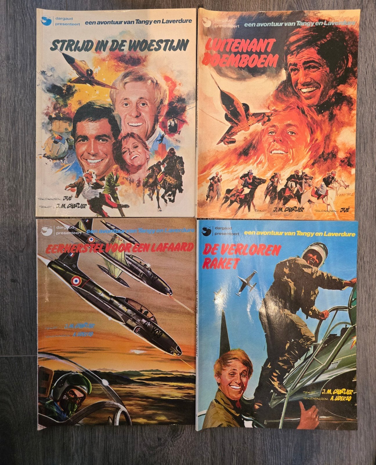 Tangy en Laverdure stripboeken - 4 delen, Meerdere stripboeken, Ophalen, Gelezen