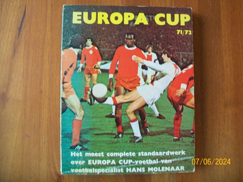 Europa Cup 71-72 ( Hans Molenaar), Verzenden, Zo goed als nieuw, Ajax, Boek of Tijdschrift