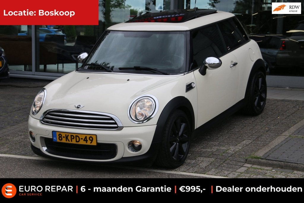 Mini 3-Deurs 1.6 One Chili NL-AUTO NAP PANO-DAK!, Auto's, Mini, Voorwielaandrijving, Gebruikt, Euro 6, 4 cilinders