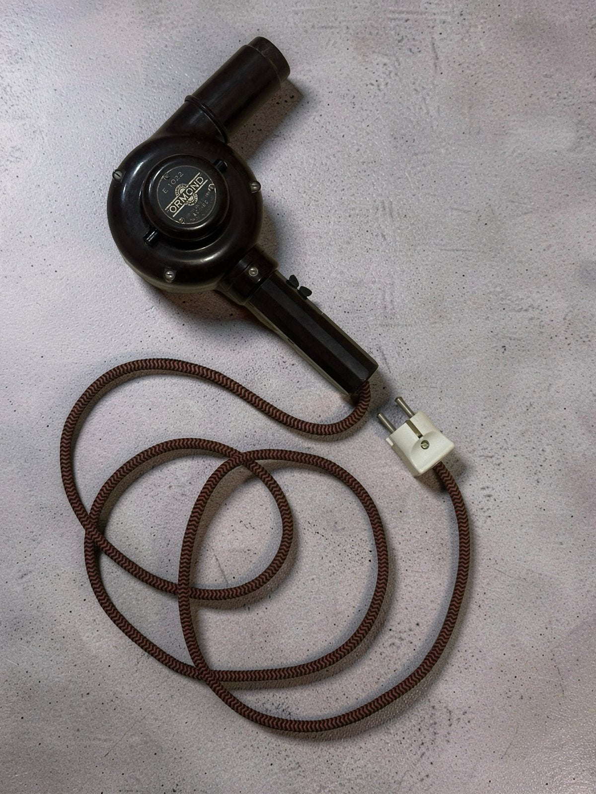 Vintage Ormond E1022 Bakelieten Föhn - Jaren '40/'50, Ophalen of Verzenden