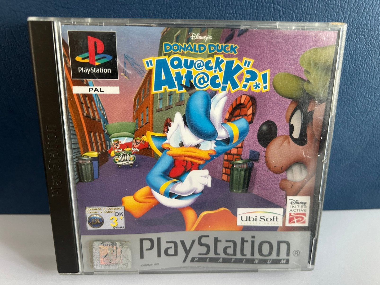 Disney’s Donald Duck Platinum / Playstation 1 / PS1 ps1, Avontuur en Actie, 1 speler, Ophalen of Verzenden, Zo goed als nieuw