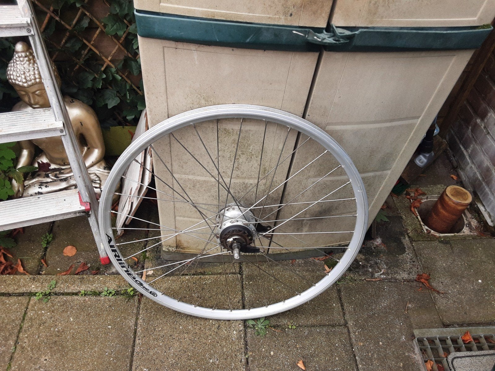 28 inch shimano nexus achterwiel, 7 speed,rollerbrake rem, Ophalen of Verzenden, Gebruikt, Shimano Nexus