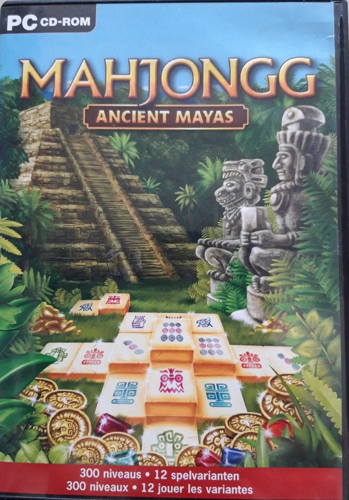 Mahjongg Ancient Mayas PC CD-ROM - Krasvrij, Puzzel en Educatief, 1 speler, Onbekend, Ophalen of Verzenden