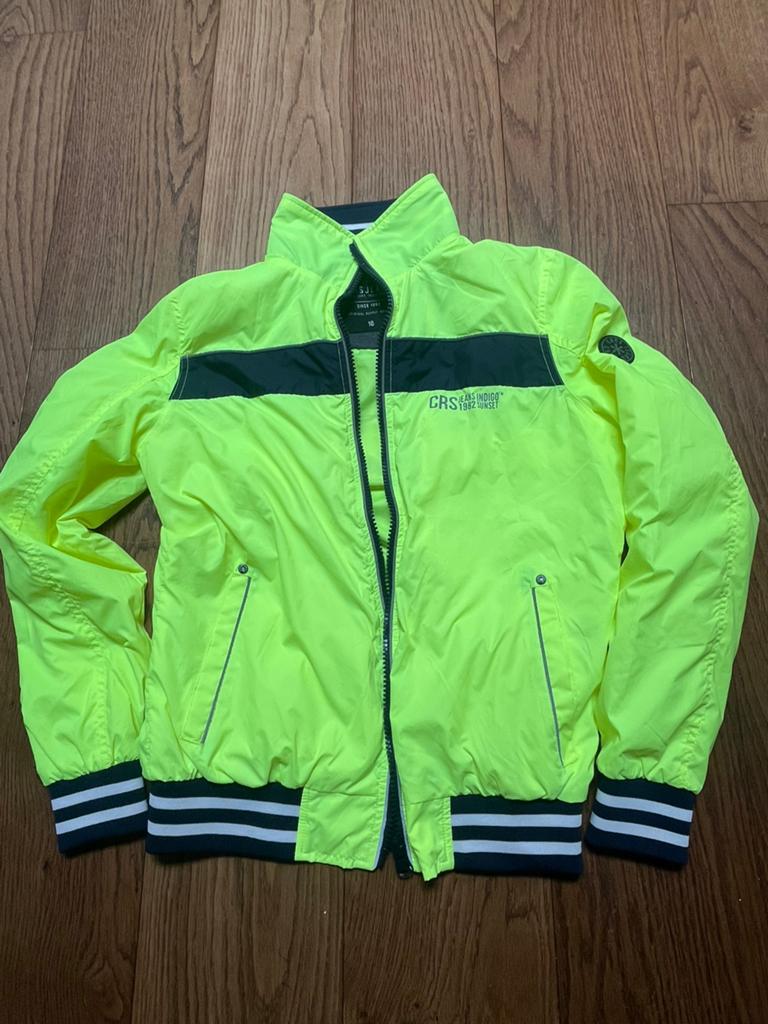 Nieuwe zomerjas cars neon mt 176, Ophalen of Verzenden, Zo goed als nieuw, Jongen, Jas