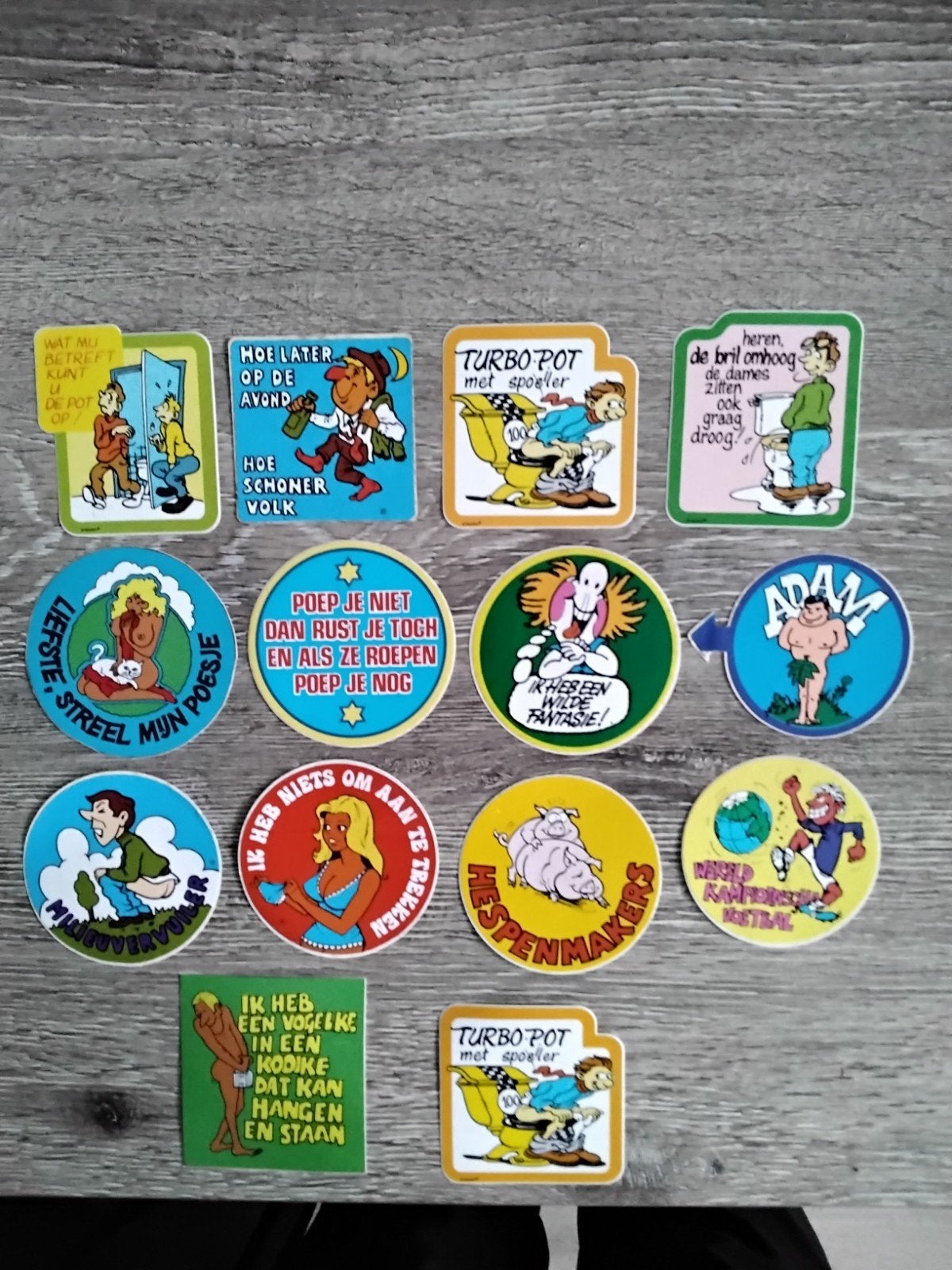 Humor stickers, Ophalen of Verzenden, Zo goed als nieuw