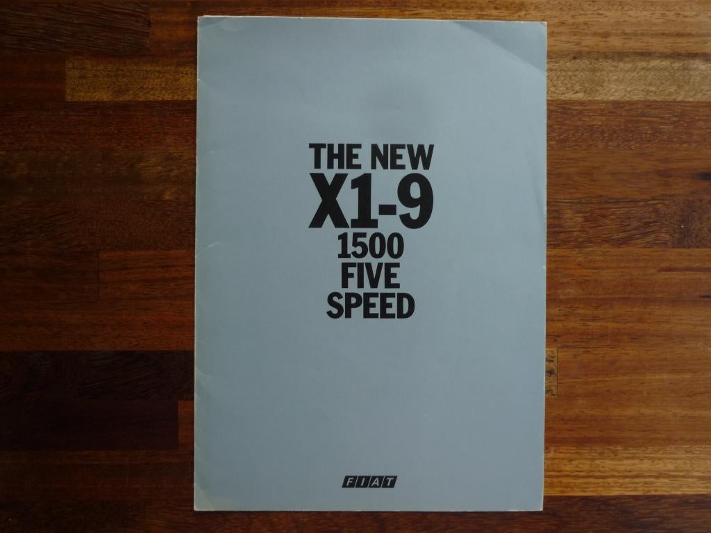 Fiat X1-9 (1979, Engels), Ophalen of Verzenden, Zo goed als nieuw, Overige merken