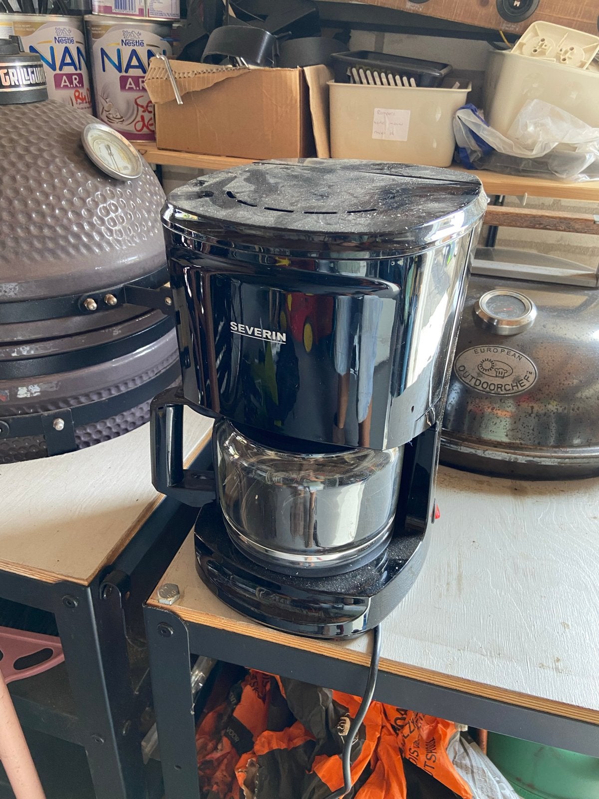 Severin Koffiezetapparaat - zgan, Koffiemachine, Gemalen koffie, Ophalen of Verzenden, Zo goed als nieuw