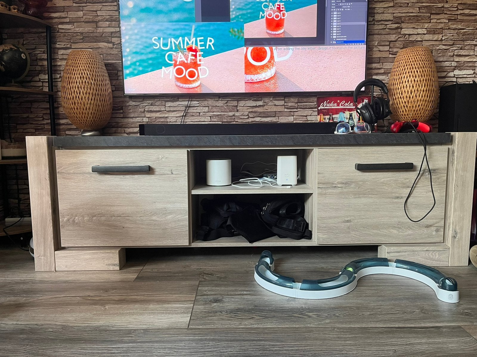 Mooie kast en tv meubel, Ophalen, Zo goed als nieuw, 25 tot 50 cm, Minder dan 100 cm