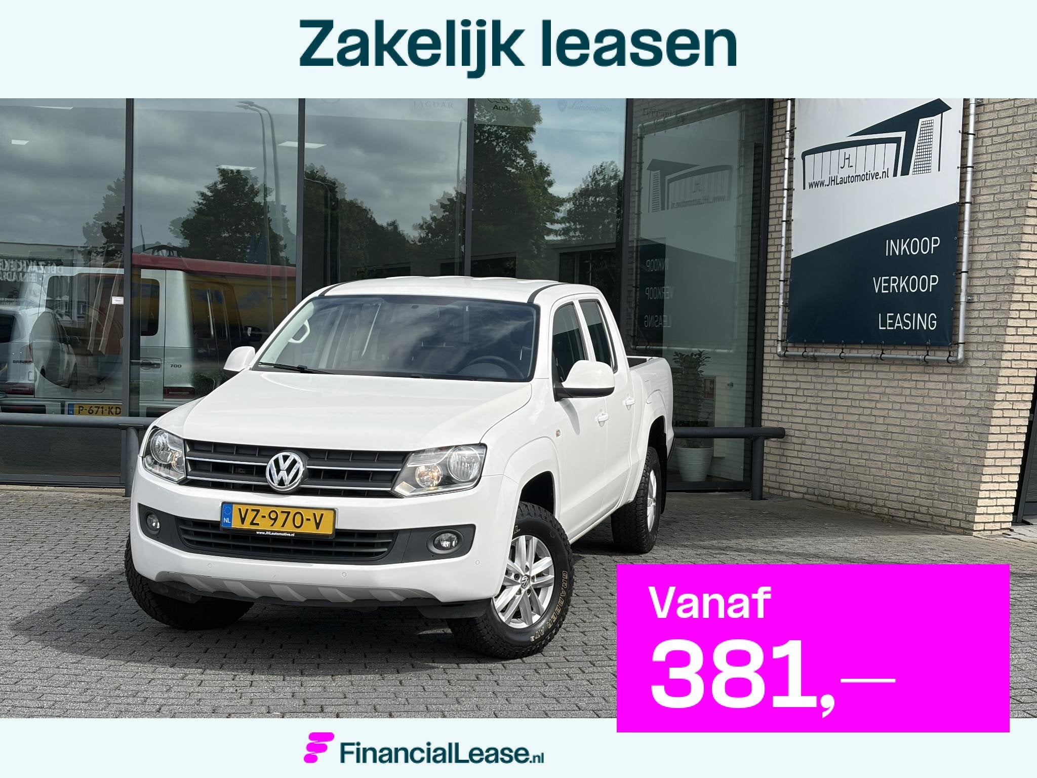 Volkswagen Amarok 2.0 TDI Dubbele Cabine*AUTOMAAT*A/C*CRUISE, Euro 5, Gebruikt, Zwart, 4 cilinders
