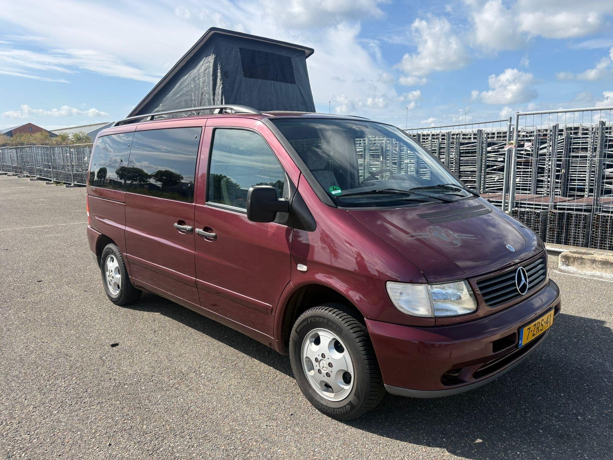 Mercedes-benz Vito,114 Camper ombouw, Auto's, Bestelauto's, Euro 2, Stof, Gebruikt, 2000 kg