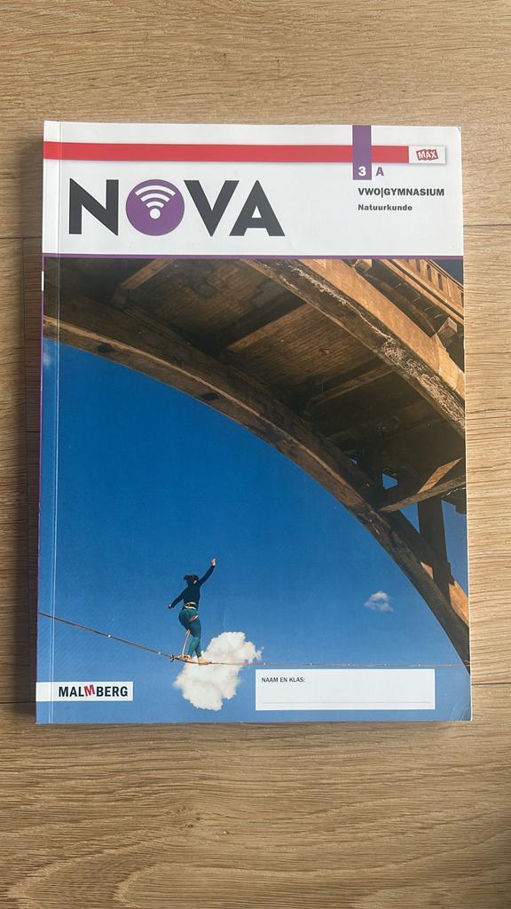 NOVA Natuurkunde 3 VWO/gymnasium deel A, Ophalen of Verzenden, Nieuw, VWO, Natuurkunde