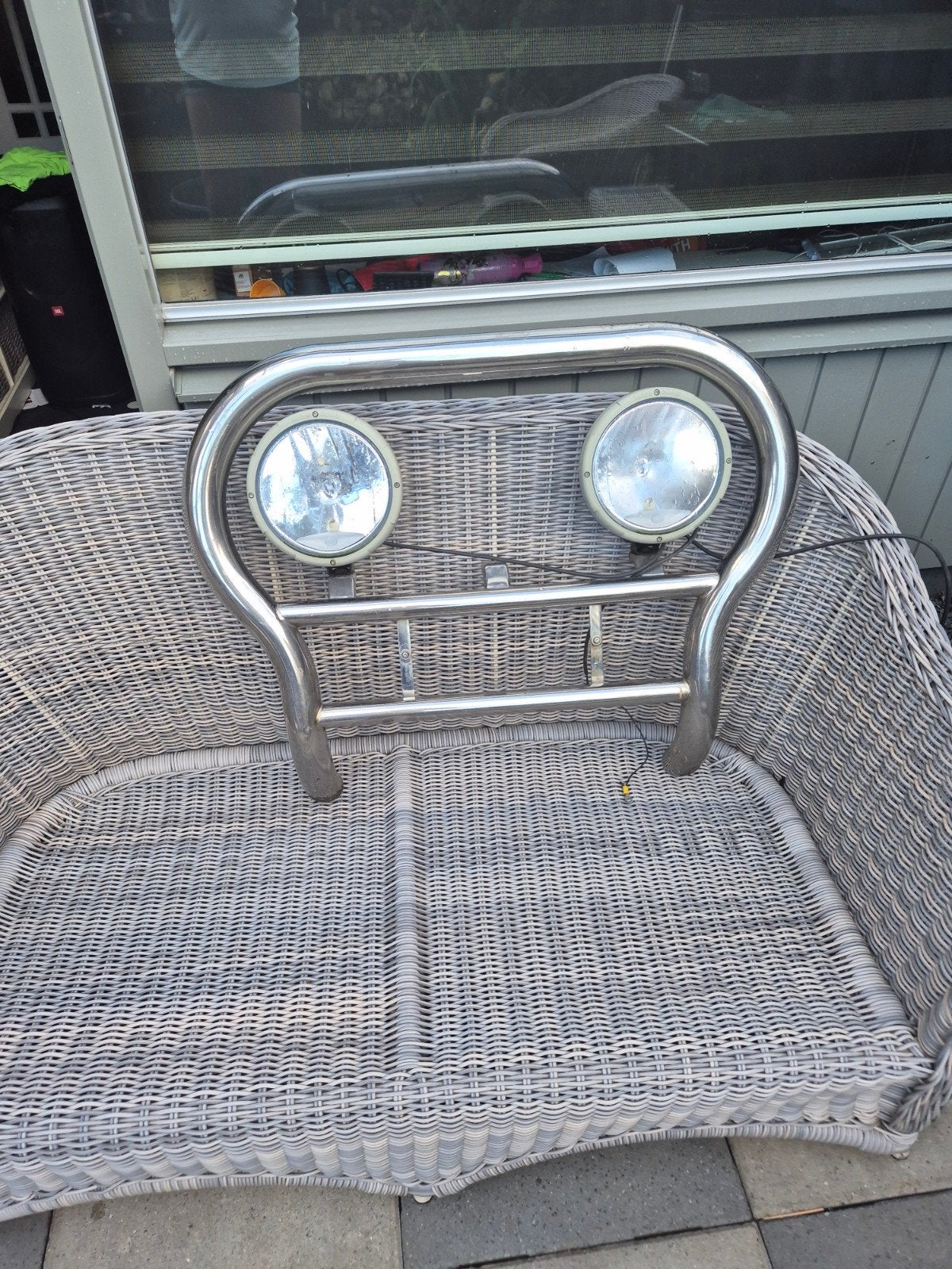 RVS Bullbar met verstralers voor opel vivaro 2005 2012, Ophalen, Gebruikt