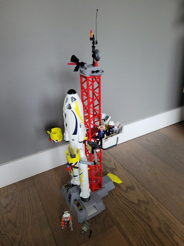 Playmobil Mars-raket met lanceerplatform – 9488, Ophalen, Gebruikt, Complete set