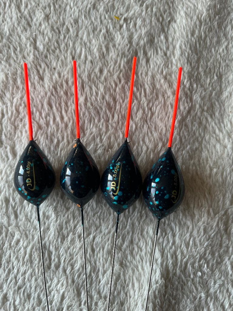 adv 533 / NIEUW serie 4 inline dobbers  JD FLOAT, Ophalen of Verzenden, Nieuw, Dobber of Lood