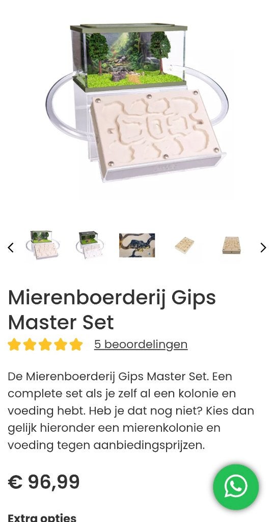 Mierenboerderij, formicarium Ant Blox, Mieren