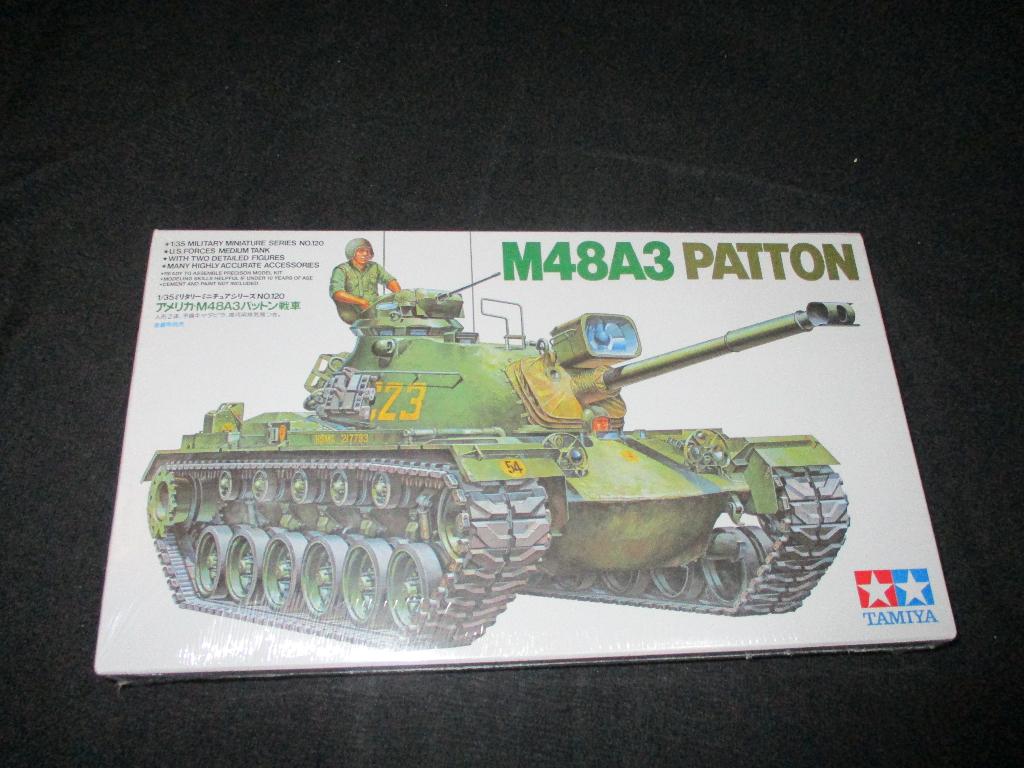H-429,TAMIYA 1-35,NO,35120,US M48A3 Patton Tank,NO,2, Overige merken, 1:32 tot 1:50, Overige typen, Nieuw