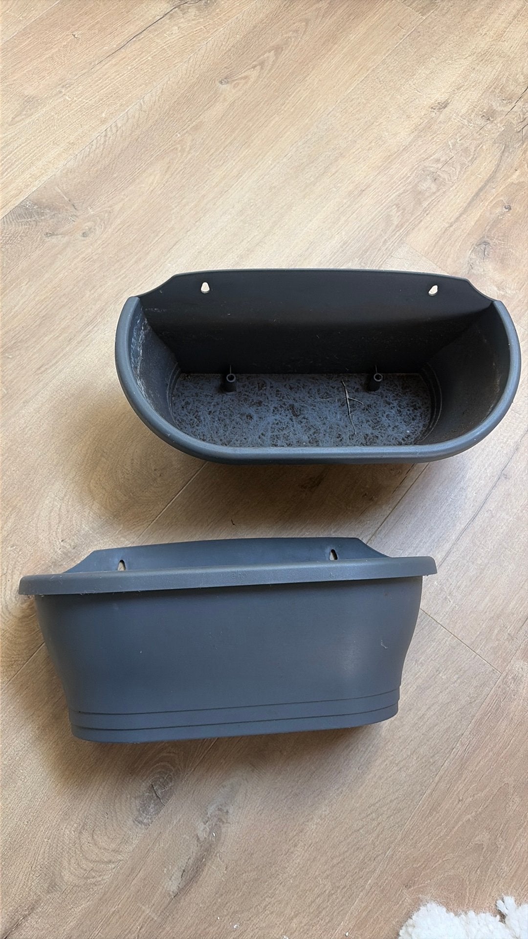 Elho wand bloembak 2 stuks - 40cm, Tuin en Terras, Ophalen, Kunststof, Minder dan 30 cm, Rond