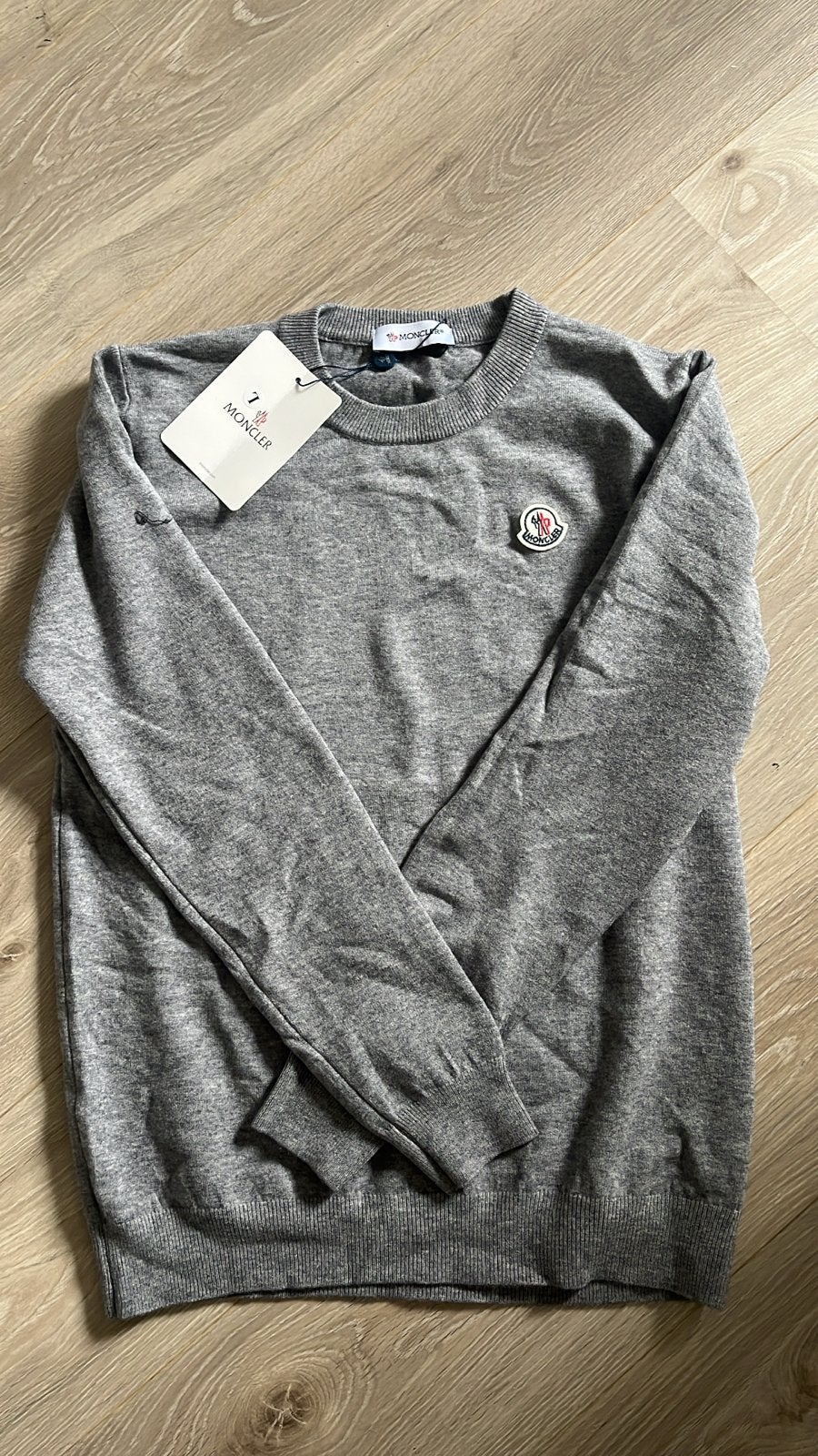 Moncler Trui Grijs Maat  L - Nieuw met labels, Ophalen of Verzenden, Nieuw, Maat 52/54 (L), Grijs