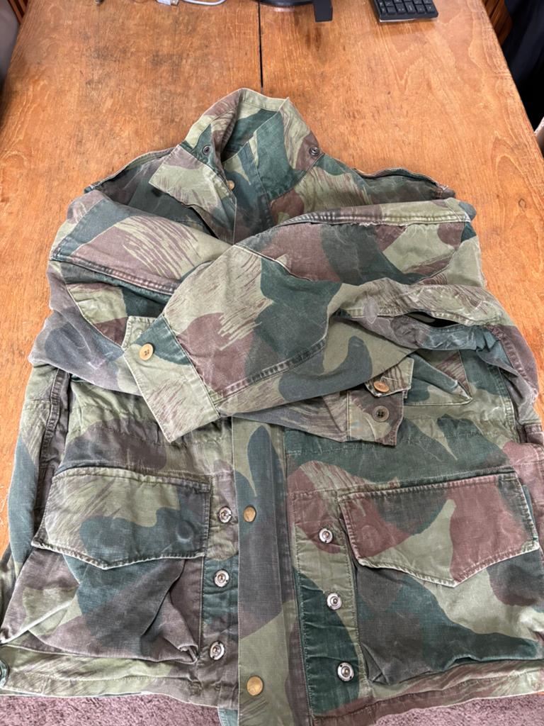 Belgische M54 Camo Paratrooper Smock., Ophalen of Verzenden, Landmacht, Kleding of Schoenen