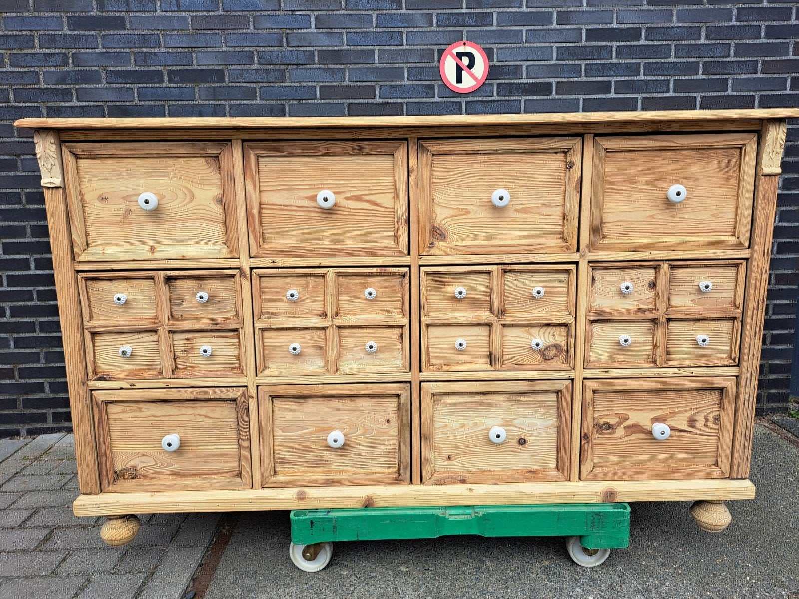 Oud grenen ladekast commode refurbished Gezandstraald, Ophalen, RoDeKo Volendam, R.kooij65@gmail.com, Gebruikt