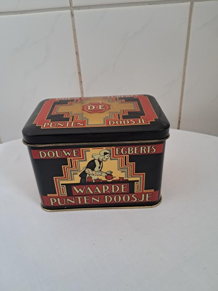 Douwe Egberts blikje, Verzamelen, Blikken, Ophalen, Gebruikt, Koffie, Douwe Egberts
