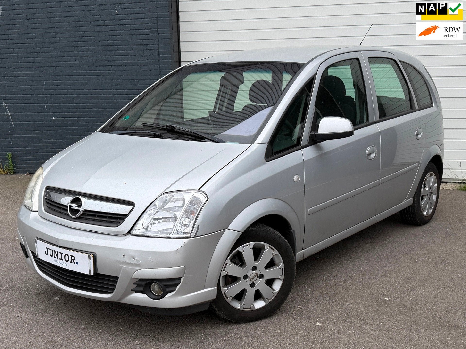 Opel Meriva 1.8-16V Temptation CRUISE/CLIMA/LMV/ELKPAKKET, Auto's, Zwart, 4 cilinders, 1796 cc, Origineel Nederlands