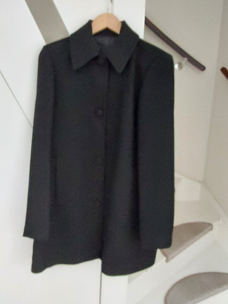 Mantel, Kleding | Dames, Maat 38/40 (M), Mango, Zwart, Nieuw
