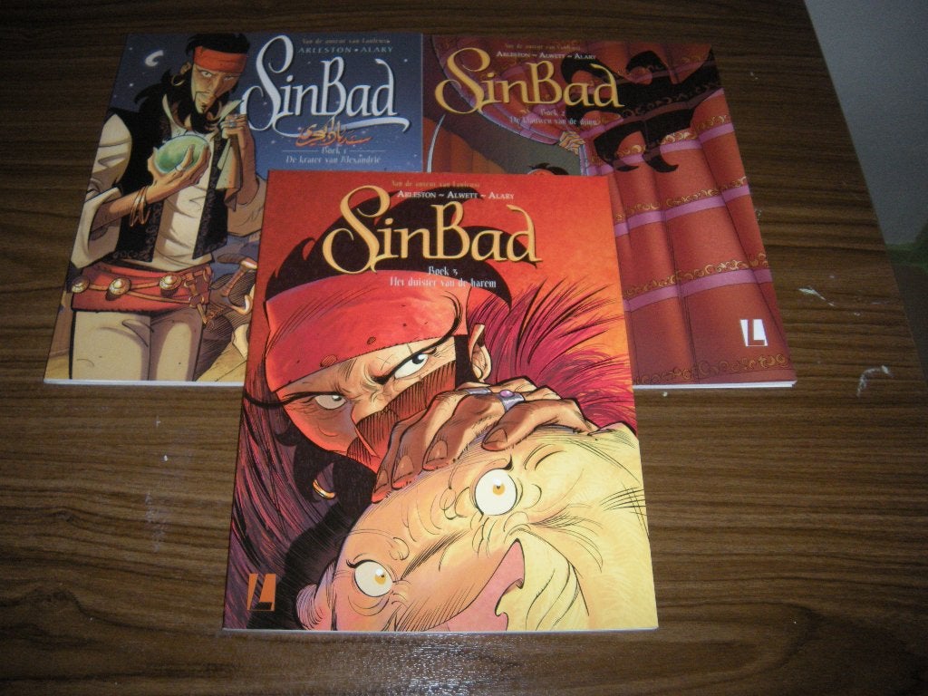 Sinbad 3 delen SC, Boeken, Complete serie of reeks, Ophalen of Verzenden, Zo goed als nieuw