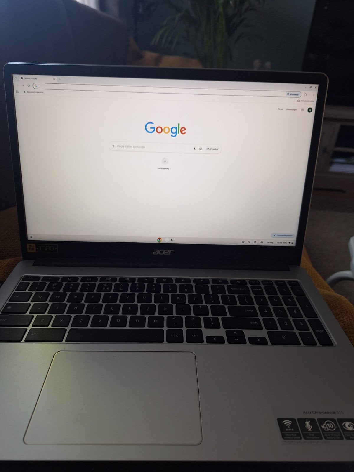 Acer Chromebook 315 (CB315-4H-C3SW)  MET GARANTIE!!!, 15 inch, Qwerty, Ophalen of Verzenden, 128 GB
