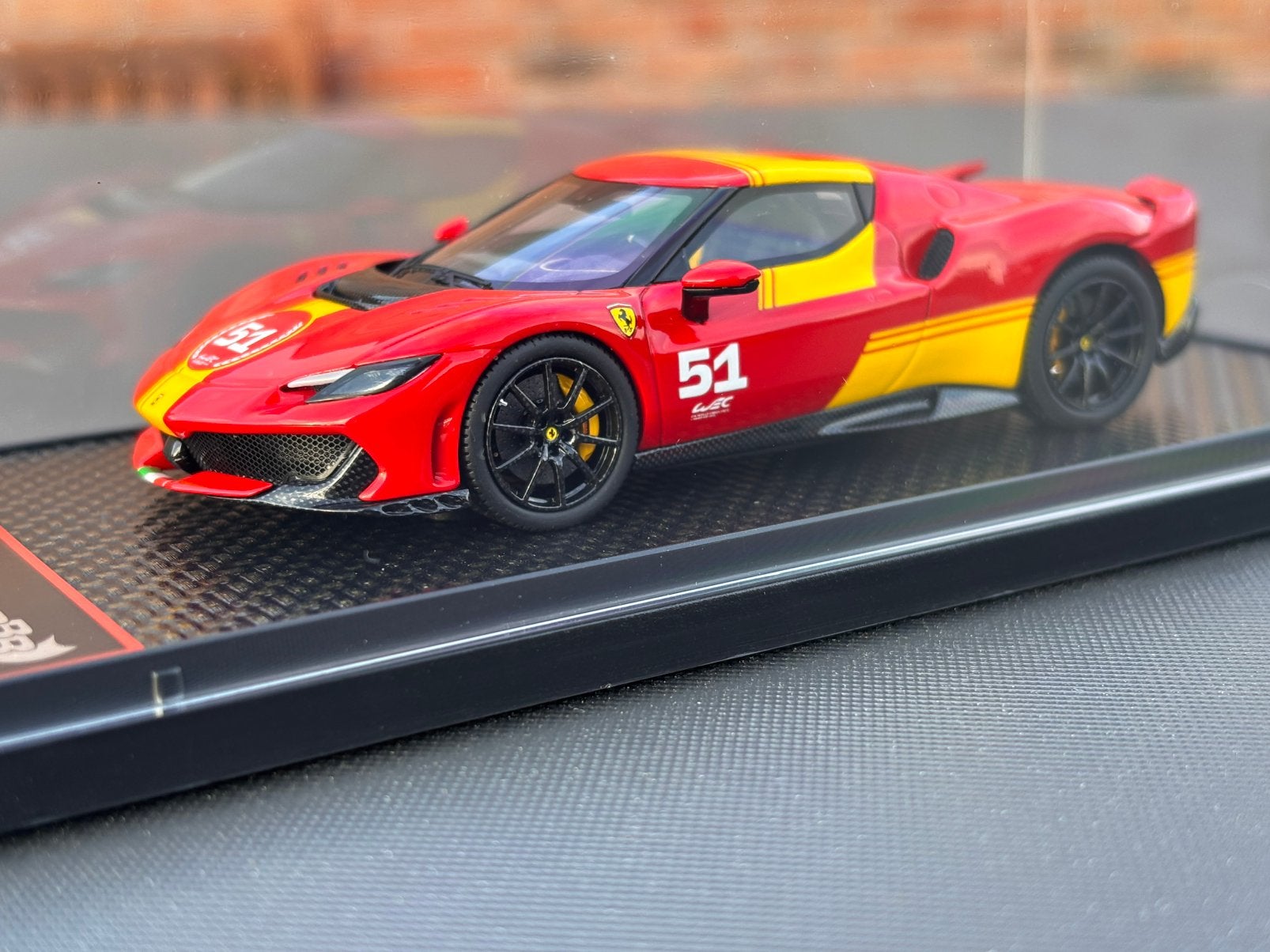 Ferrari 296 Speciale #51 Le Mans tribute BBR 1:43 NIEUW C4F, Hobby en Vrije tijd, Overige merken, BBR, Auto, .