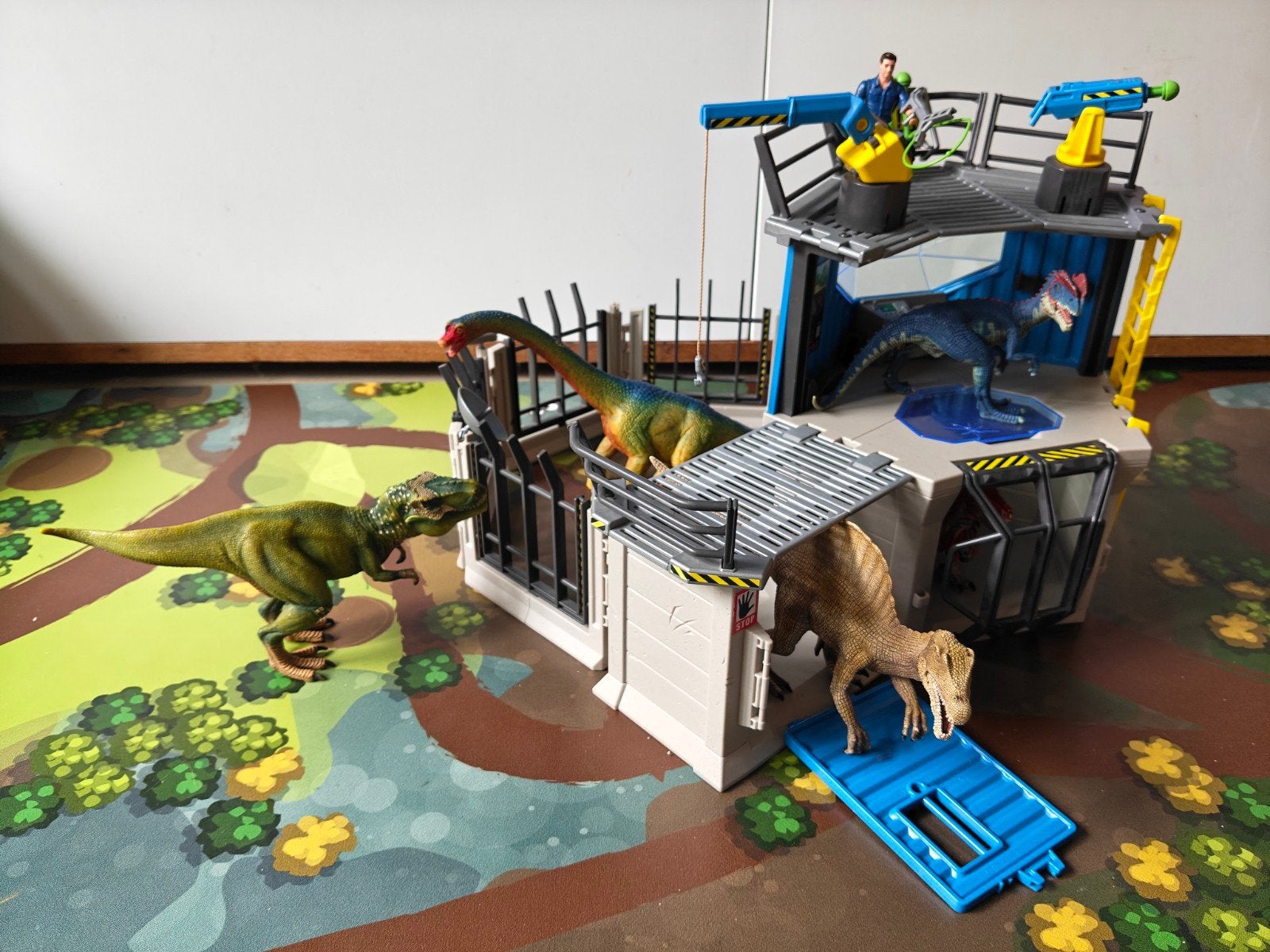 Schleich Dinosaurus Groot Dino-onderzoekstation, Ophalen, Gebruikt