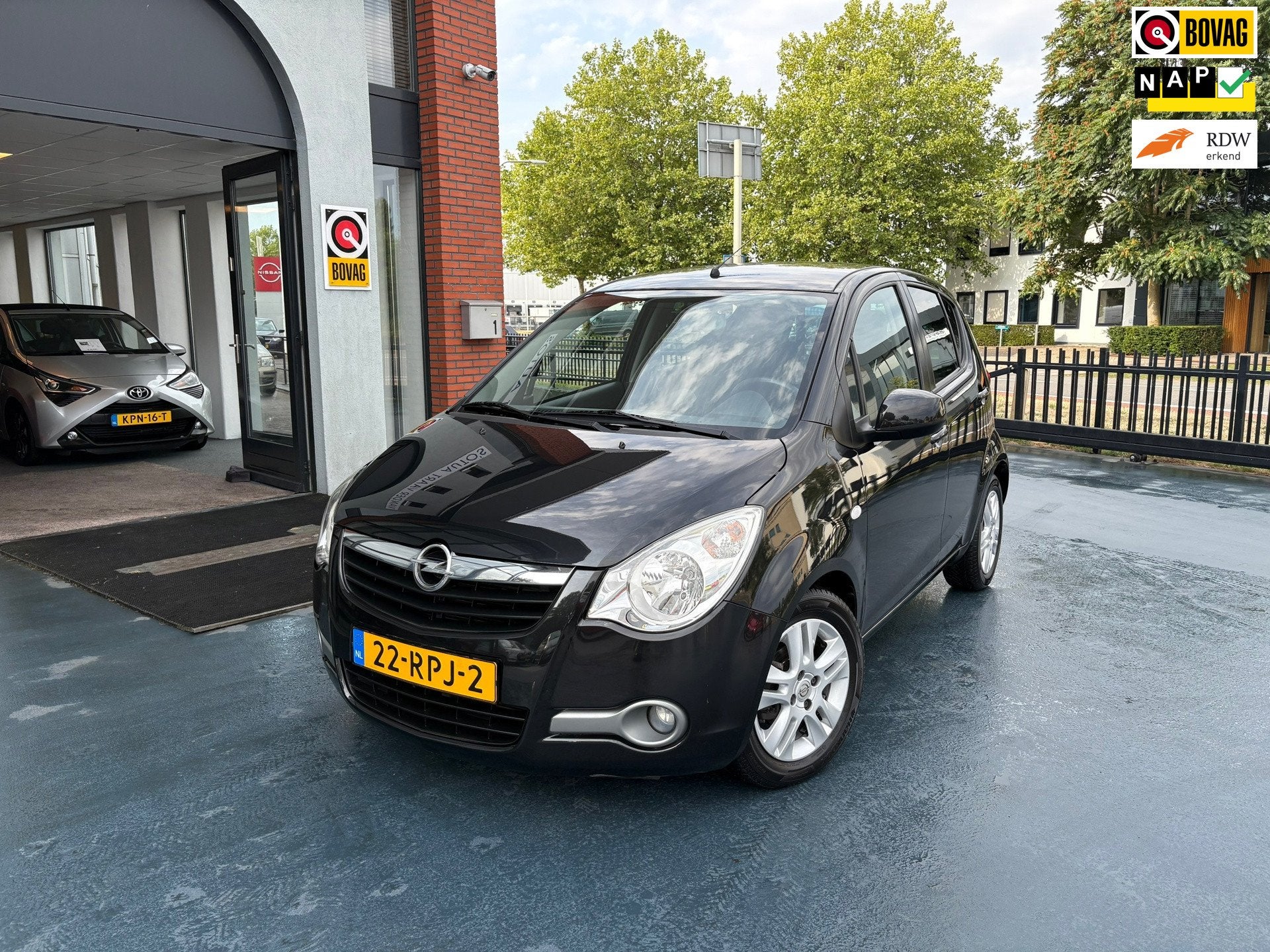 Opel Agila 1.2 Edition KOUDE AIRCO LMV, Voorwielaandrijving, 4 cilinders, 965 kg, Zwart