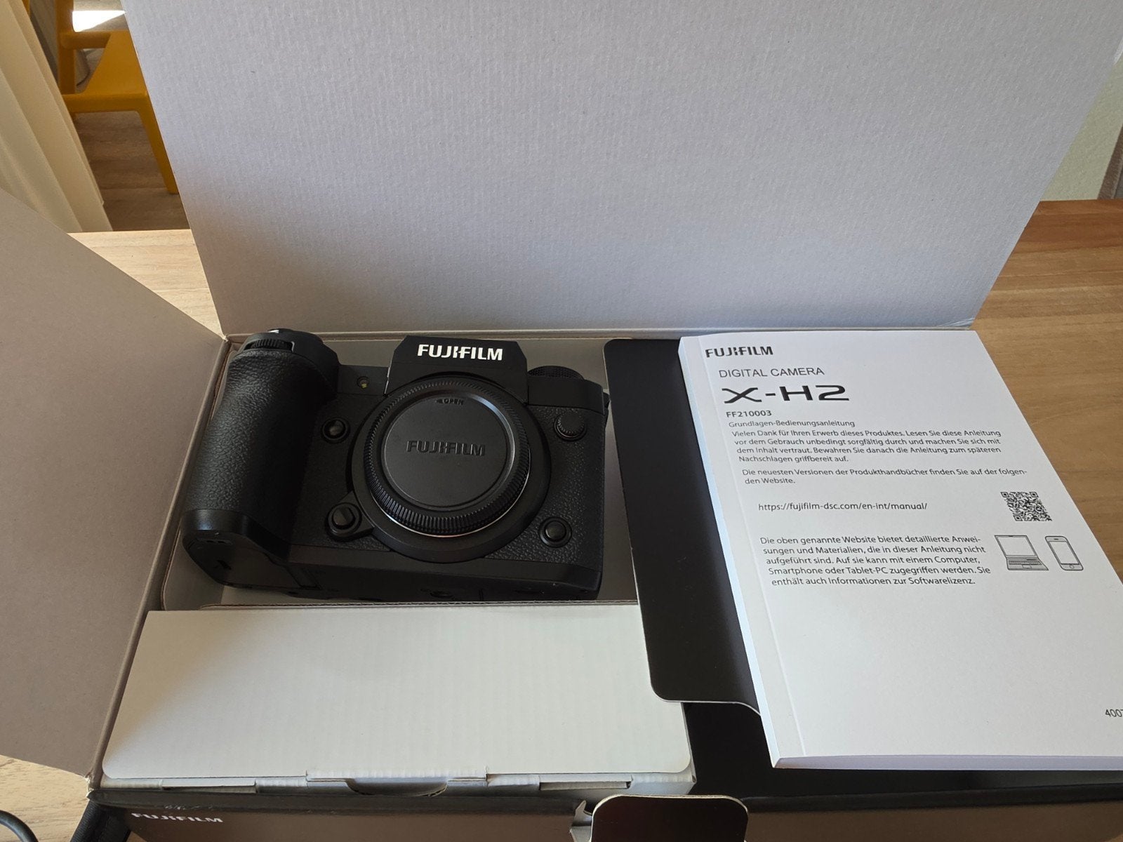 Fujifilm X-H2 body in absolute nieuwstaat!, Audio, Tv en Foto, Fotocamera's Digitaal, Ophalen, Handleiding, Nieuw, Fujifilm