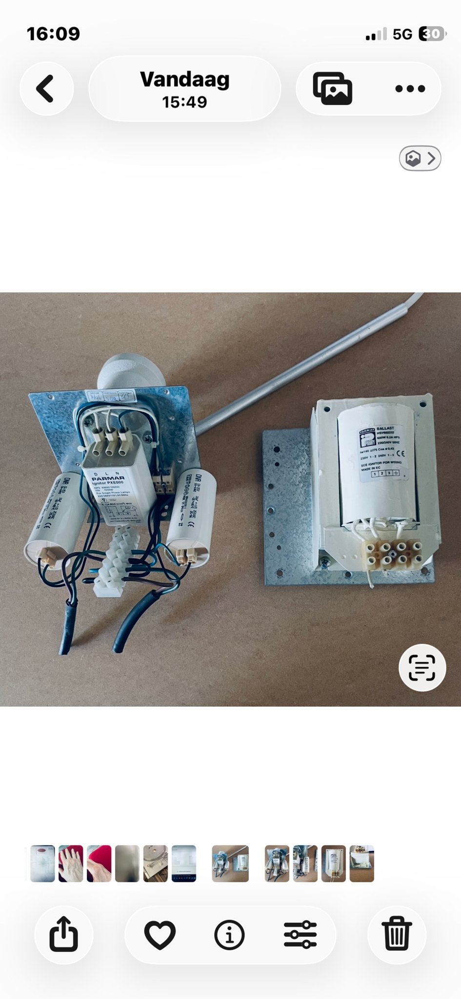 Parry Ballast en Ignitor voor HPS lampen 600W, Ophalen, Gebruikt