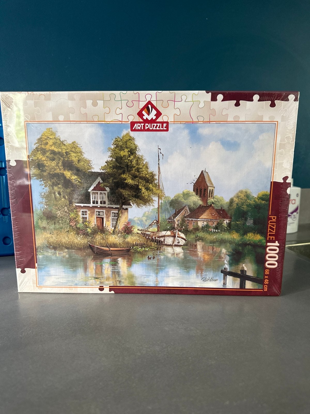 1000 stukjes puzzel Reint Withaar - Heidi Art Puzzle, Ophalen of Verzenden, 500 t/m 1500 stukjes, Nieuw, Legpuzzel