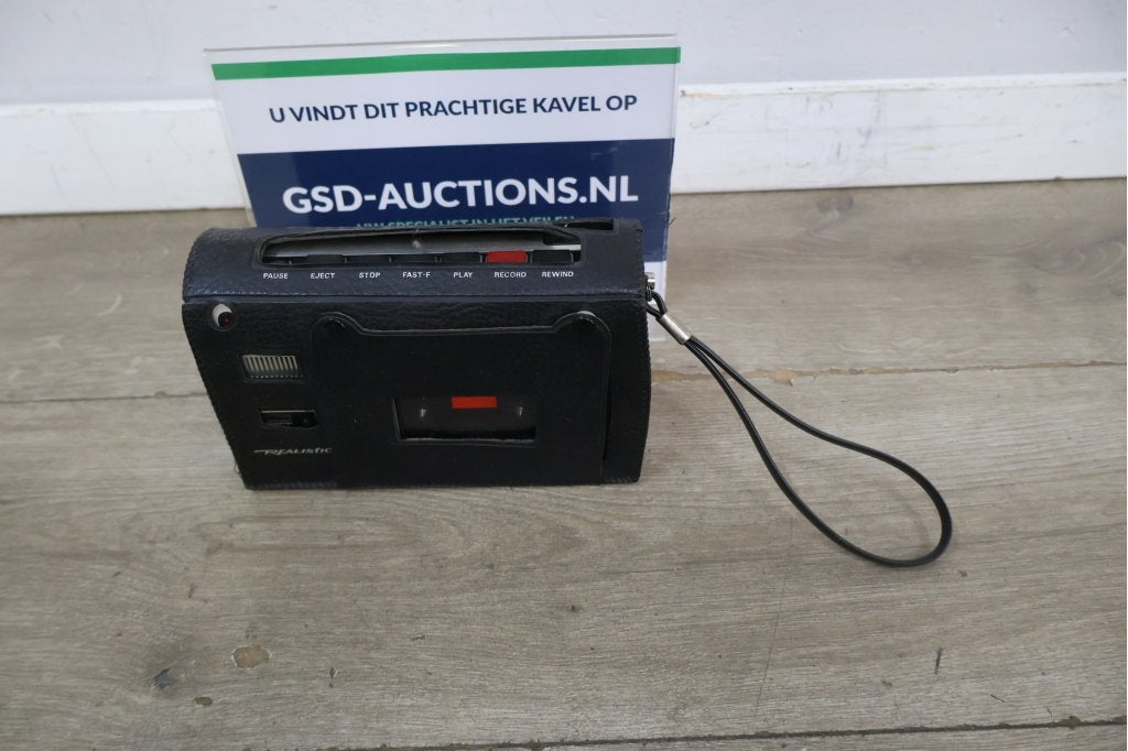 Vintage Realistic Cassette-Walkman, Ophalen of Verzenden, Niet ingevuld, Niet ingevuld, Niet ingevuld
