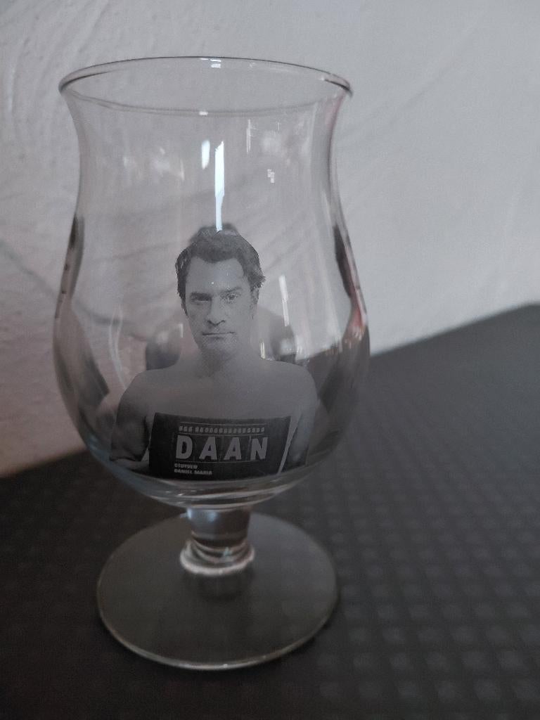 Duvel glas Daan Stuyven, Ophalen of Verzenden, Zo goed als nieuw, Glas of Glazen, Duvel