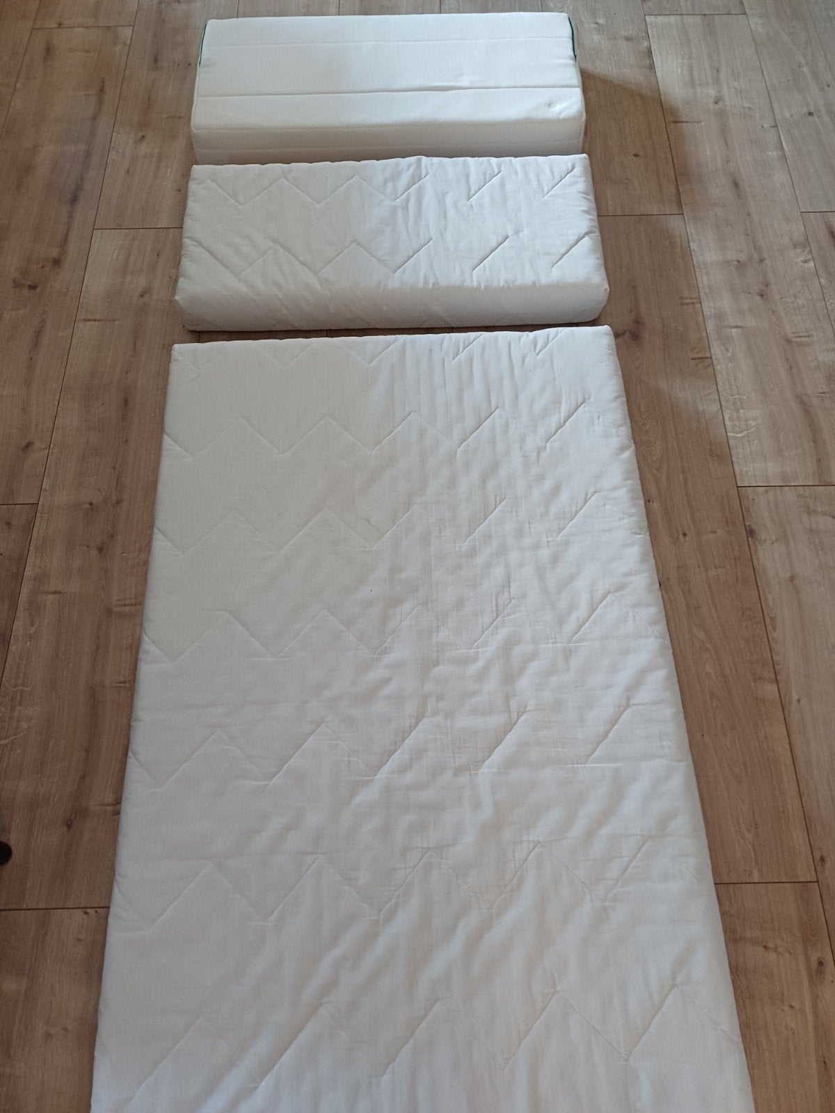 Ikea meegroeimatras voor kinderbed, Gebruikt, Eenpersoons, Ophalen of Verzenden, 80 cm