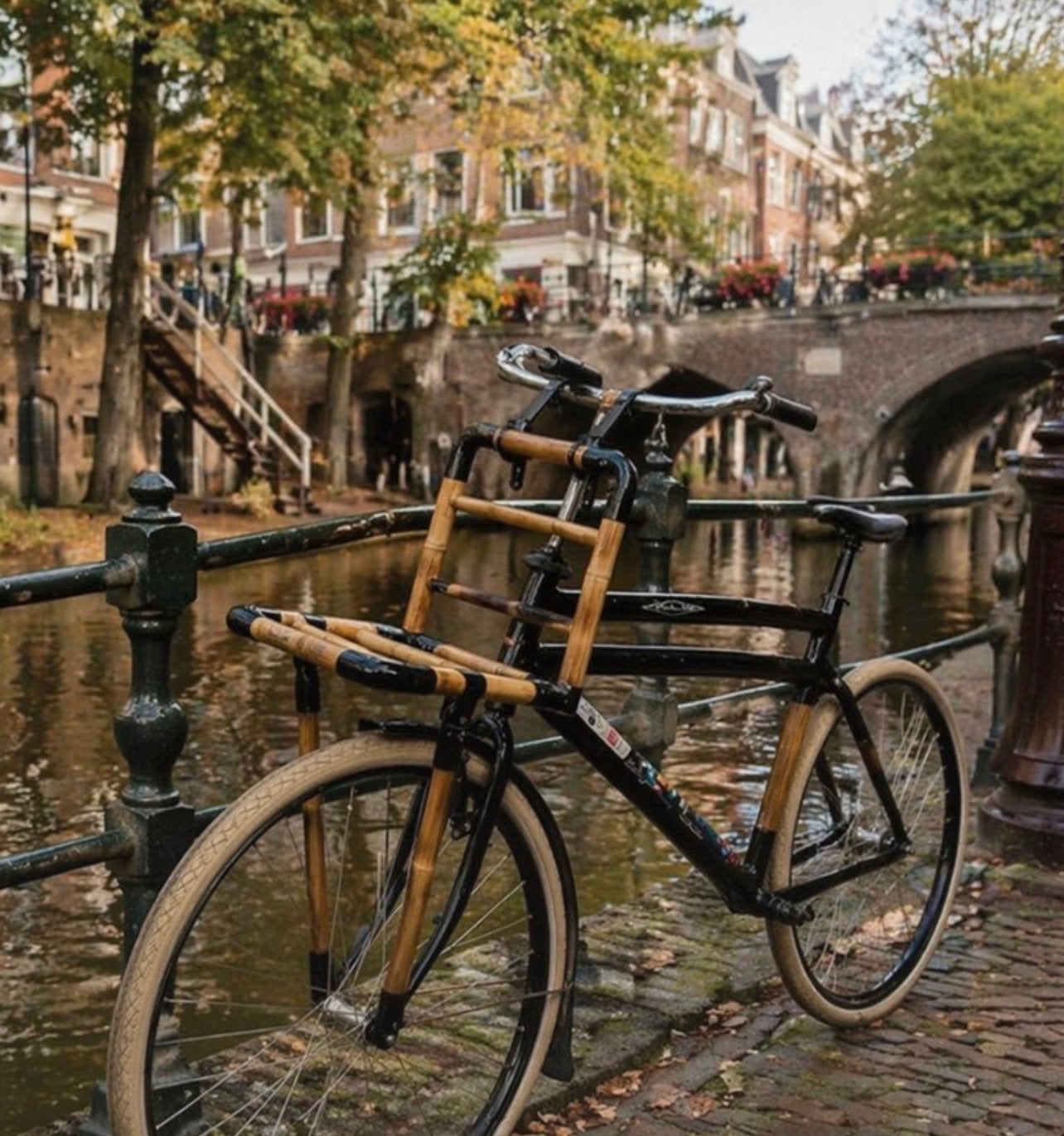 Bamboo Groove Duurzame Fietsvoordrager - Bamboe & Staal, Fietsen en Brommers, Overige materialen, Overige typen, Nieuw, Ophalen of Verzenden