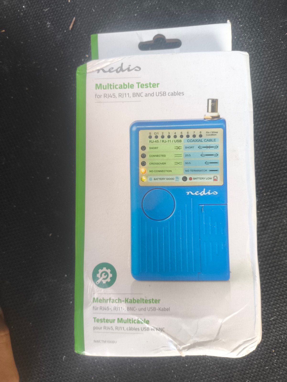 Nedis multikabel tester nieuw., Ophalen of Verzenden, Nieuw