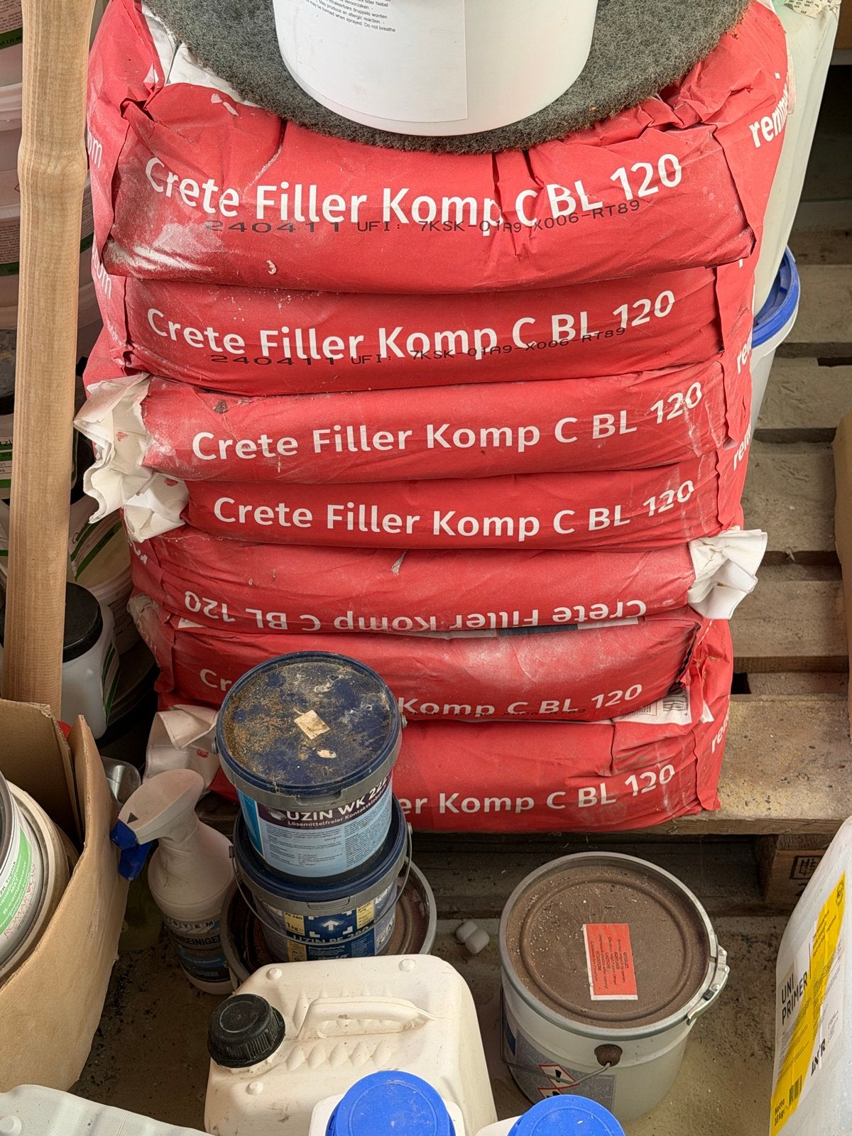 GRATIS Remmers Crete Filler Komp C BL 120 en Komp B, Ophalen, Nieuw