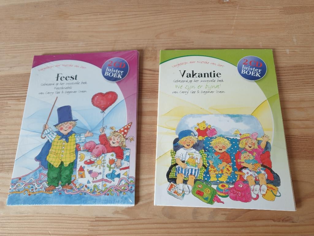 Nieuw/gebruikt - 2 Luisterboeken - Carry Slee & Dagmar Stam, Boeken, Ophalen of Verzenden, Cd, Kind
