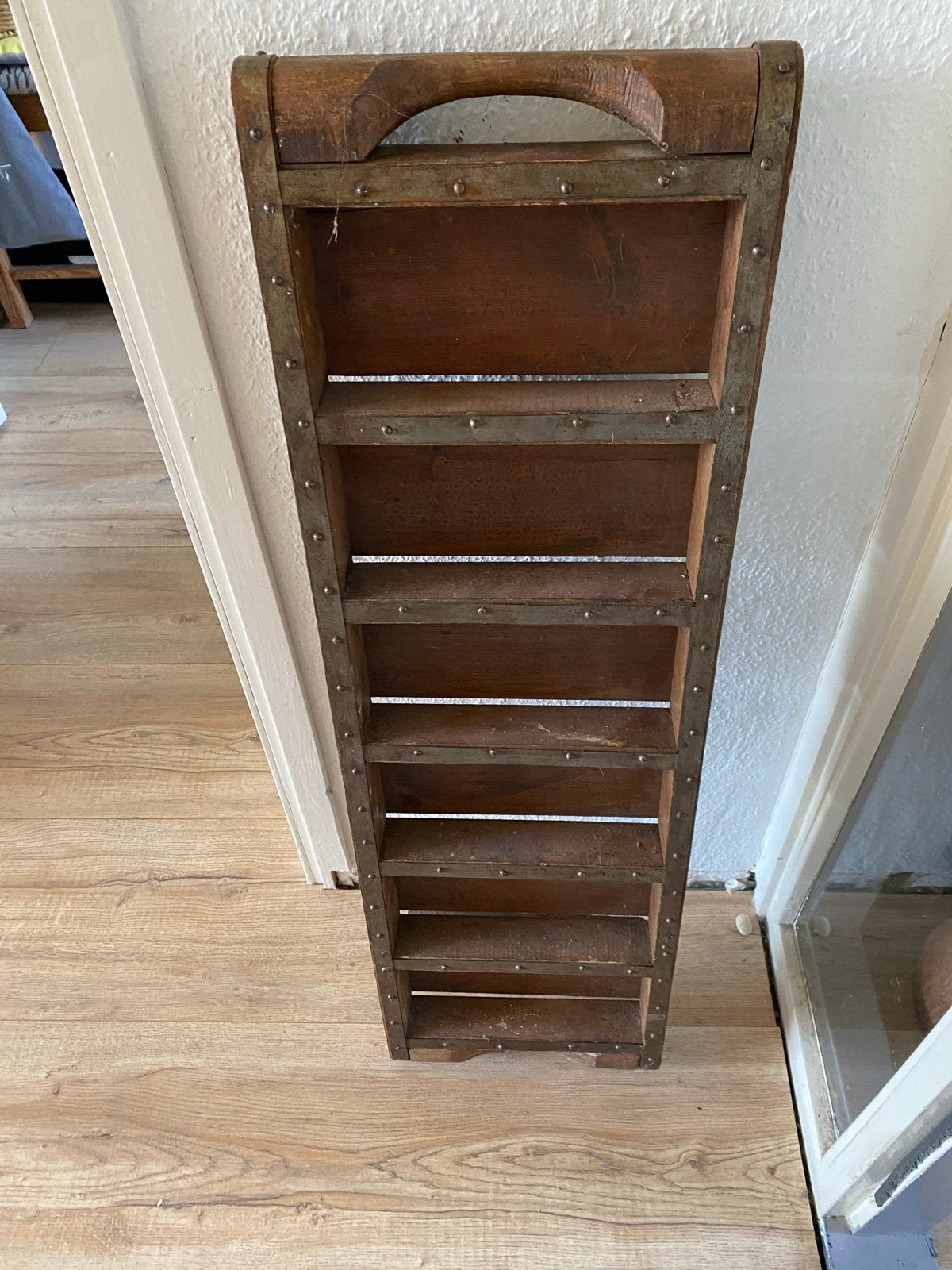 Houten baksteen vorm., Ophalen, Gebruikt