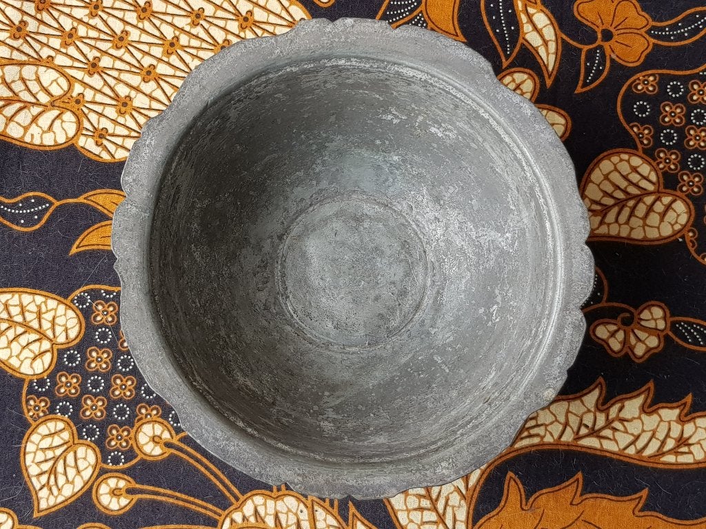 Mooie originele antieke Oosterse kom van koper 18,5 cm., Antiek en Kunst, Antiek | Koper en Brons, Ophalen of Verzenden, Koper