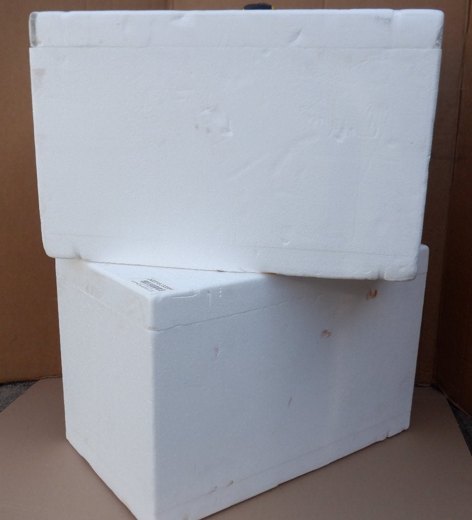 piepschuim bakken piepschuimbox eps kist isolatiebox koelbox, Ophalen, Gebruikt, Koelbox, Koelelement
