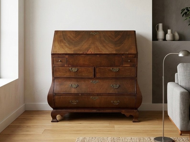 Prachtig bureau, plm 1850, Ophalen