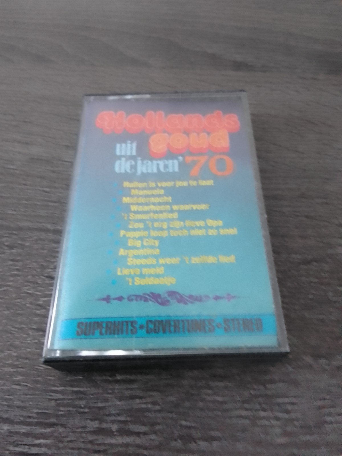 Cassettebandje Hollands Goud uit de jaren '70, Cd's en Dvd's, Cassettebandjes, Ophalen, Gebruikt, 1 bandje, Voorbespeeld
