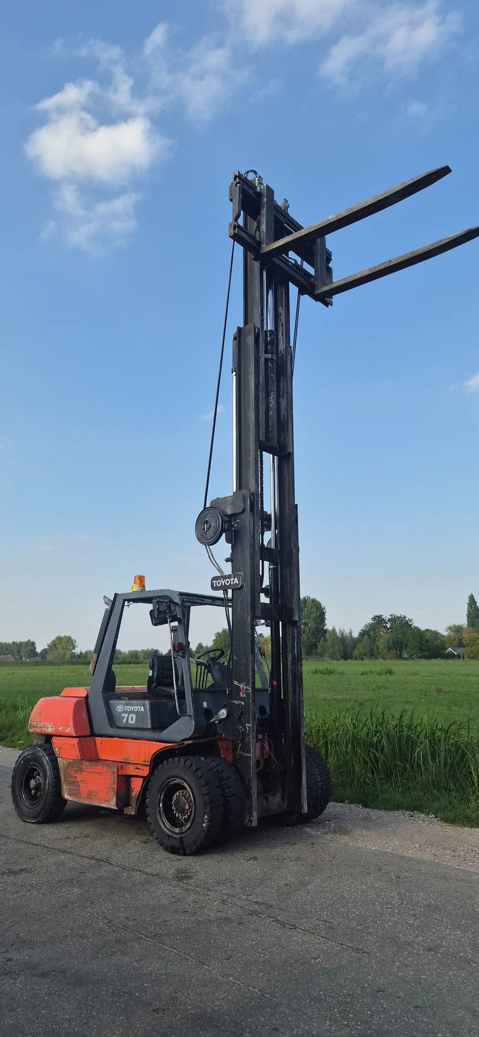 Toyota 02-7FD 50-5FDF70 7tons diesel (bj 2011), Meer dan 4000 kg, Overige aandrijving, Heftruck, Toyota